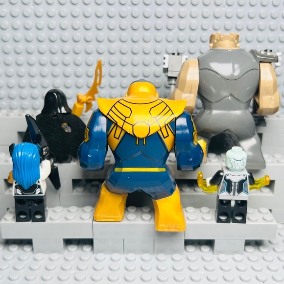 Thanos.Corvus Glaive. Proxima Midnight.Ebony Maw.Black Dwarf Custom Minifigure - Picture 5 of 5